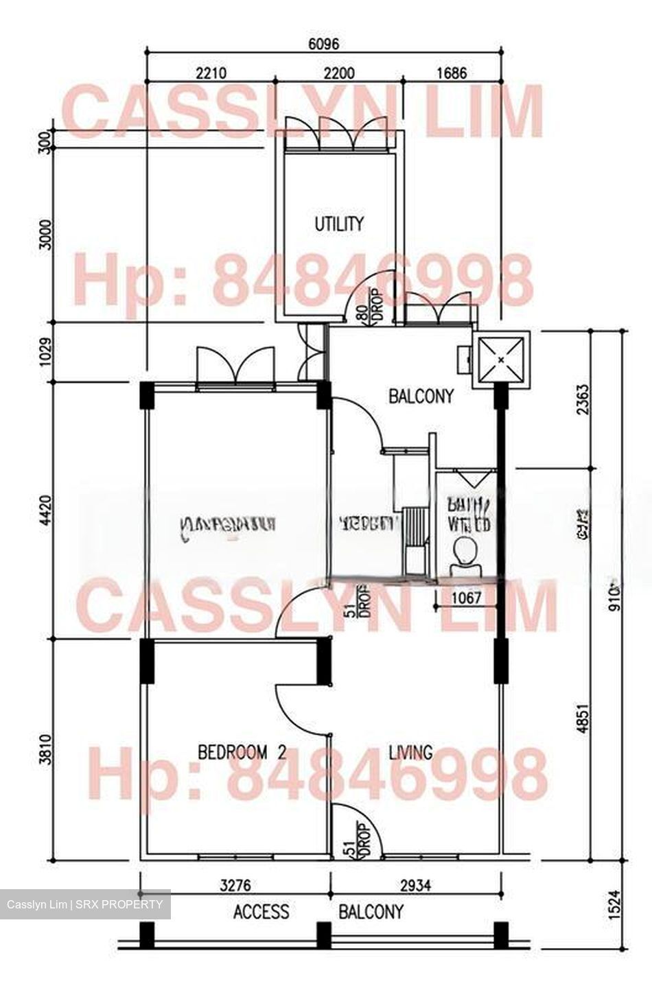 Blk 20 Jalan Klinik (Bukit Merah), HDB 3 Rooms #440567271